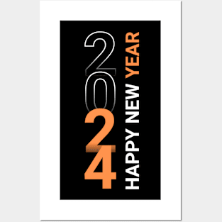 Happy New Year 2024 Posters and Art